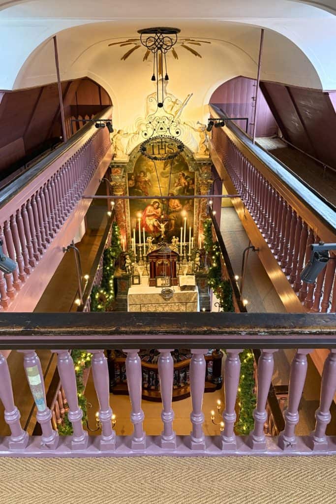 lord-attic-church-from-above Museum Unser Herr auf dem Dachboden.