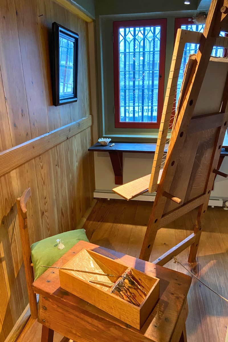 rembrandt-house-amsterdam Na Casa de Rembrandt, onde Rembrandt pintou e viveu.